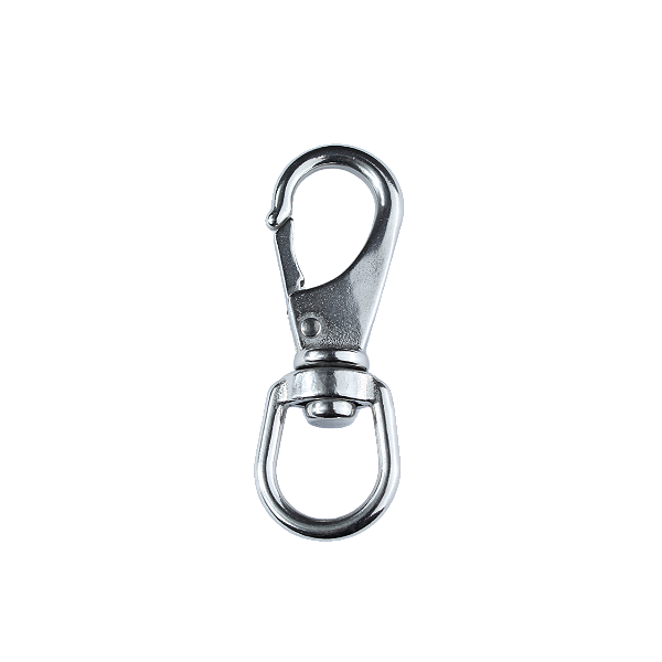 Mosquetão com Distorcedor Girador em Aço Inox 316 (4x86mm)