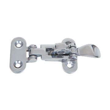 Fecho Porta Cadeado em Aço Inox 304 Fundido para Barcos 75x46mm