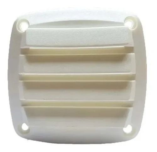 Grade de Ventilação para Saída de Ar em Nylon Branco - para Blower 3"
