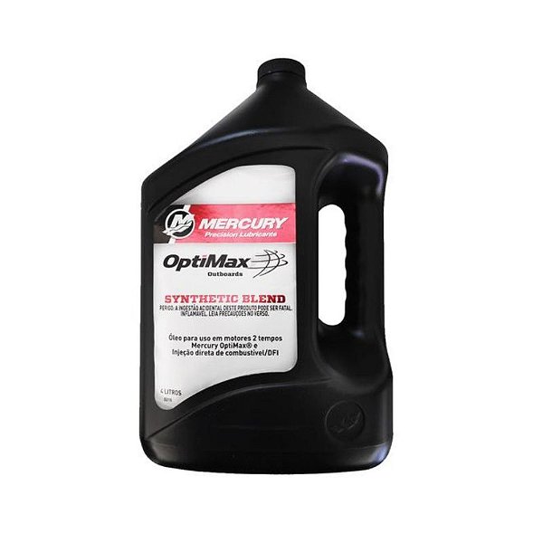 Óleo Sintético Optimax Mercury Marine 2 Tempos Dfi 4 Litros