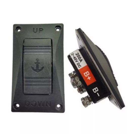 Botão de Painel com Relé Solenoide Integrado para Guincho de Âncora South Pacific