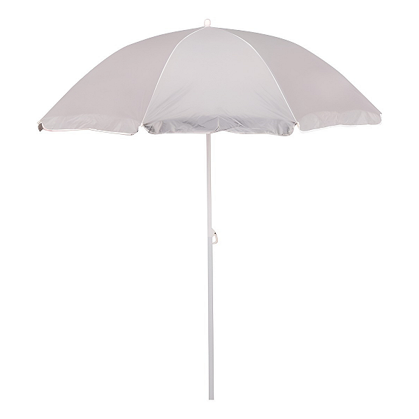 Guarda-Sol Náutico Prateado 1,80m com Proteção FPS 60/70 para Churrasqueira.