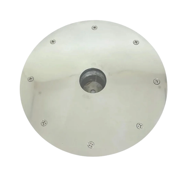 Base Flange de Piso Overboat em Inox para Pedestal de Mesa ou Banqueta 2"