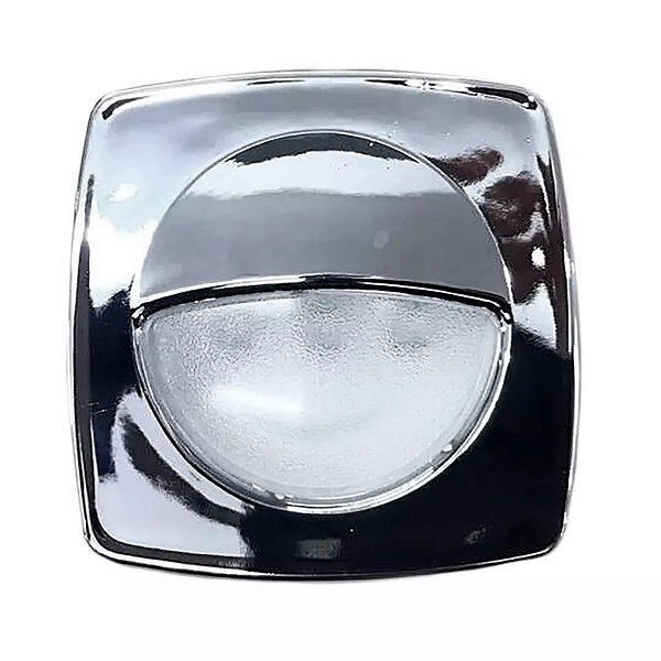 Luz de Cortesia Náutica 3 LEDs Branco Frio com Acabamento Cromado