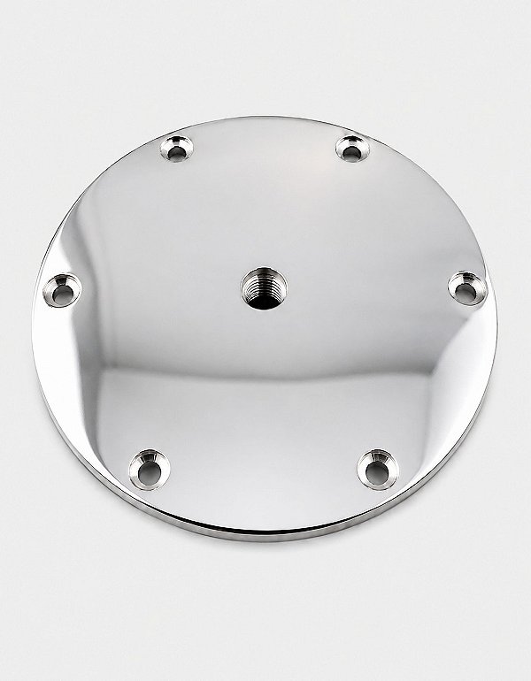 Base Flange Inox Overboat para Ombrelone e Mesa de Barco Rosca 1/2"