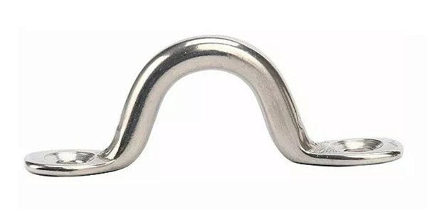 Alça Olhal Suporte U-Bolt para Defensa em Aço Inox 316 (5mm)