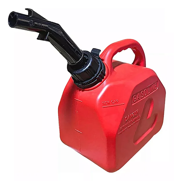 Galão Tanque de Combustível Portátil LifeK 10 Litros com Bico Automático