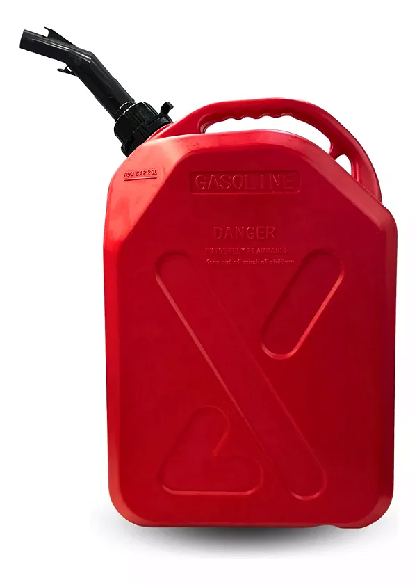 Galão Tanque de Combustível Portátil LifeK 20 Litros com Bico Automático