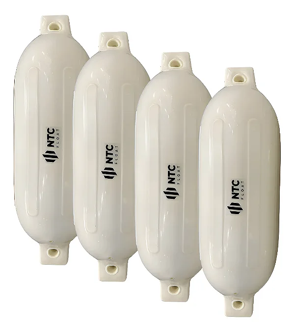 Kit 4 Defensas Náuticas G4 16,5 x 58,5cm Proteção P/ Barco Lancha e Veleiro