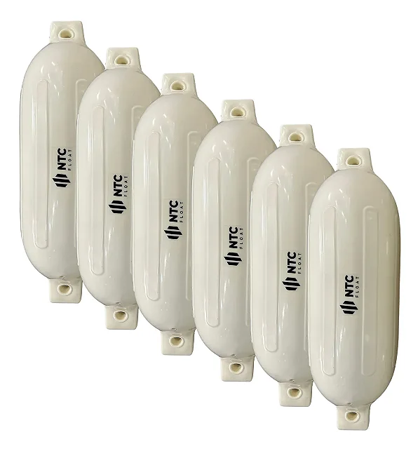 Kit 6 Defensas Náuticas G3 14 x 51cm Proteção para Barcos e Lanchas