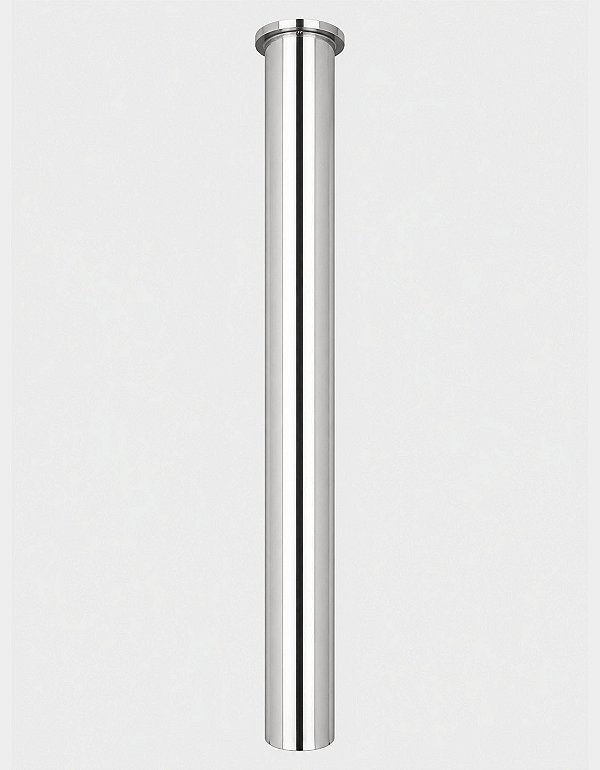 Tubo Haste Suporte Inox 2 Polegadas 40cm para Churrasqueira Náutica
