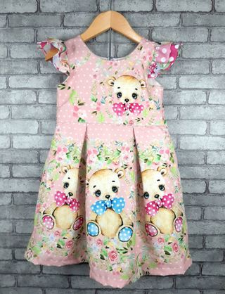 VESTIDO INFANTIL MENINA URSO - CAPILÉ