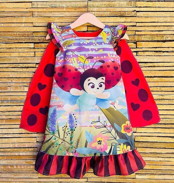 VESTIDO INFANTIL MENINA JOANINHA - CAPILÉ