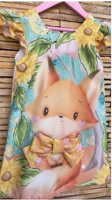 VESTIDO INFANTIL RAPOSA COM CALDA - CAPILÉ