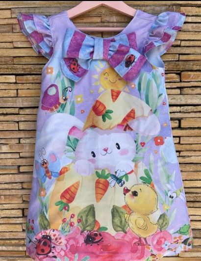 VESTIDO INFANTIL COELHO - CAPILÉ
