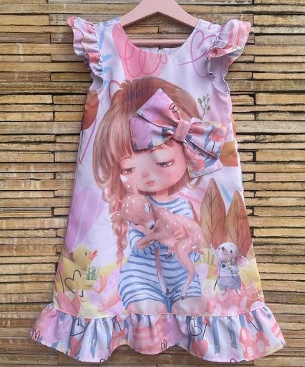 VESTIDO INFANTIL MENINA - CAPILÉ