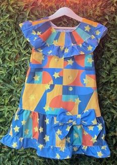 VESTIDO INFANTIL COLORIDO - CAPILÉ