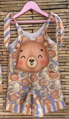 MACAQUINHO INFANTIL URSO - CAPILÉ