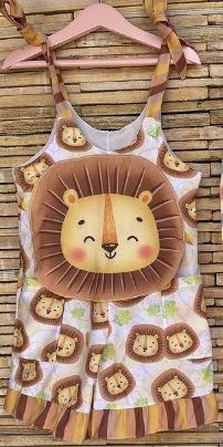 MACAQUINHO INFANTIL LEÃO - CAPILÉ