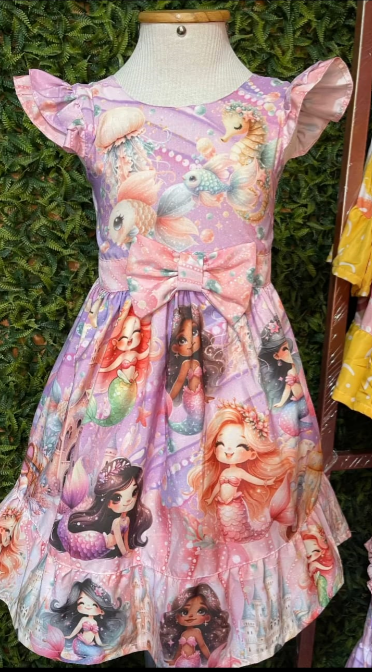 VESTIDO MUNDO DAS SEREIAS - CAPILÉ
