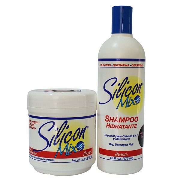 Kit Silicon Mix Tratamento Intensivo de Hidratação Avanti Shampoo 473ml + Máscara 450g | Original