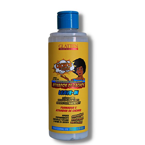 Leave-in Cachos do Poder Glatten Professional 200ml