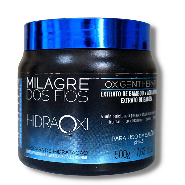 Máscara Hidraoxi Milagre dos Fios Glatten Professional 500g