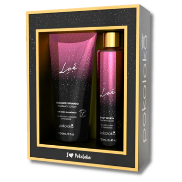 Kit Body Splash 250ml + Hidratante Loé 240ml  Pokoloka