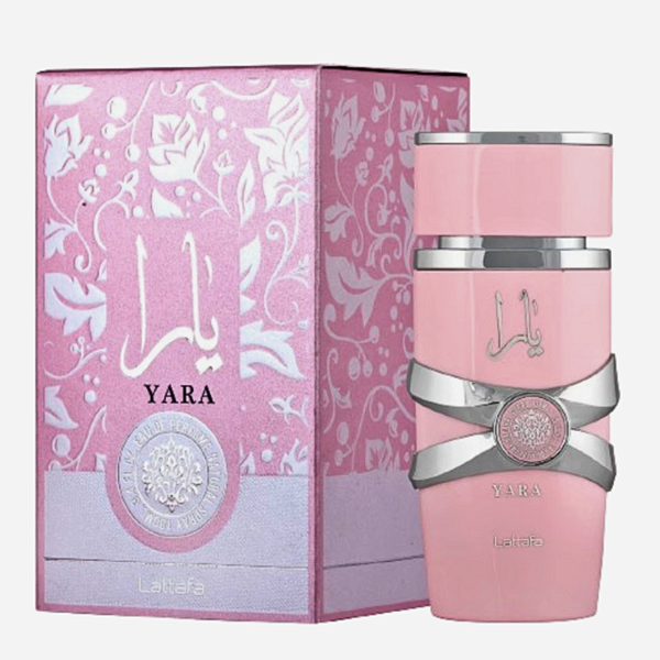 Eau de Parfum Feminino Yara Rosa Lattafa Perfume Árabe EDP 100ml | Original