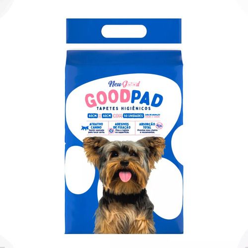 Tapete Higiênico Good Pad P/ Cães Alta Absorção 60x60 30 Un