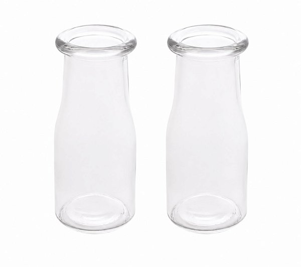 Kit 2 Vasos em Vidro Decorativo Mesa Posta Lembrancinhas