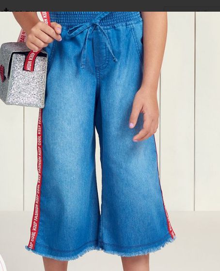 CALÇA JEANS PANTACOURT COM FAIXA LATERAL