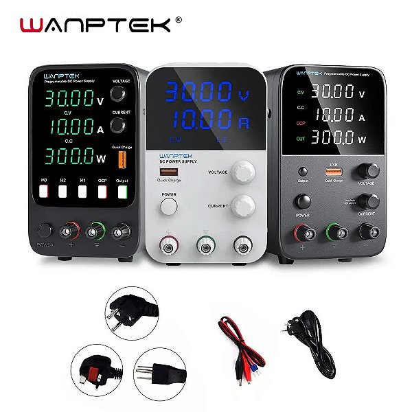 Fonte de Alimentação DC Ajustável, Banco de Laboratório Fonte de Energia Est