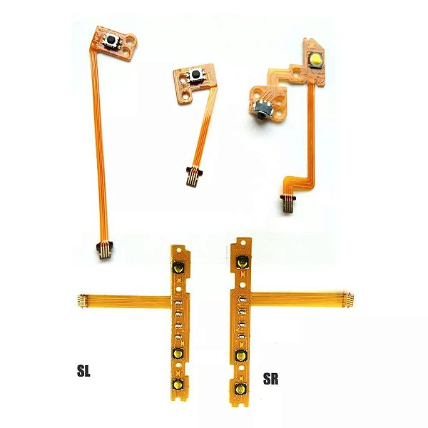 Cabo de fita de substituição para interruptor de nintend joycon zr zl l sl sr