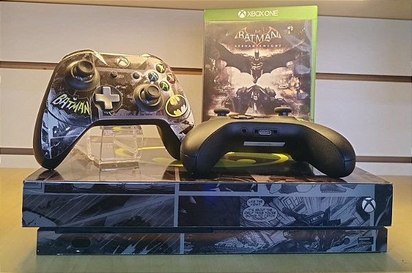 XBOX ONE X 1TB + 1 CONTROLES - PERSONALIZADO - BATMAN