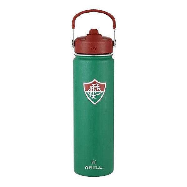 Garrafa Fluminense Straw Flask Térmica Vácuo Arell 650ml