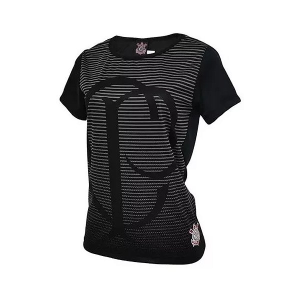 Camiseta Corinthians Preta SPR Sports - Compre Agora