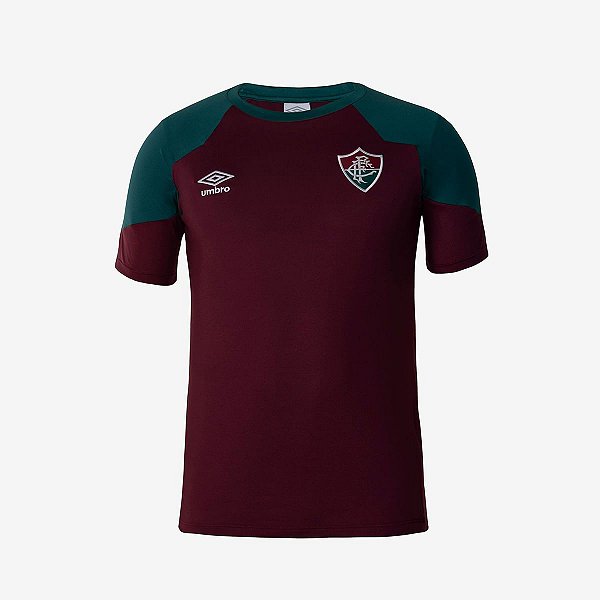 Camisa Fluminense Concentração Umbro 2023 - Grna/Vrd