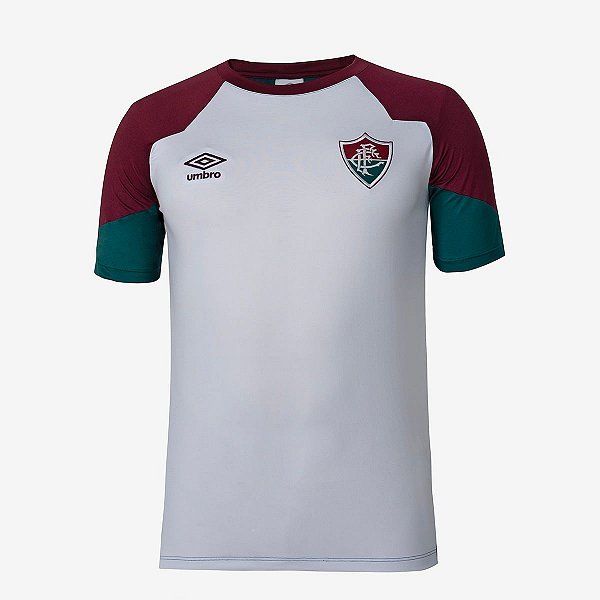 Camisa Fluminense Concentração Umbro 2023 - Vrd/Grna/Bco