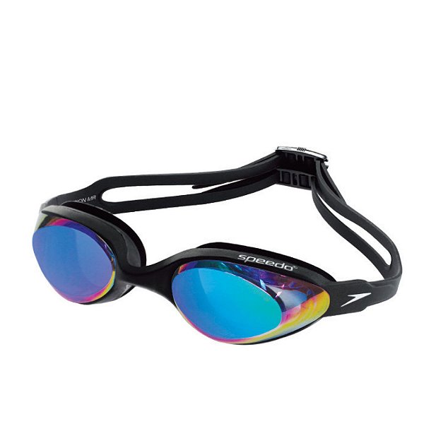 Oculos De Natação Speedo Hydrovision Mr Preto Rainbow