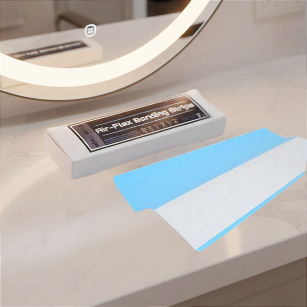 Fitas Adesivas Para Prótese Capilar Air Flex Bonding Azul 30 cm x 4.0 cm 100 Unidades
