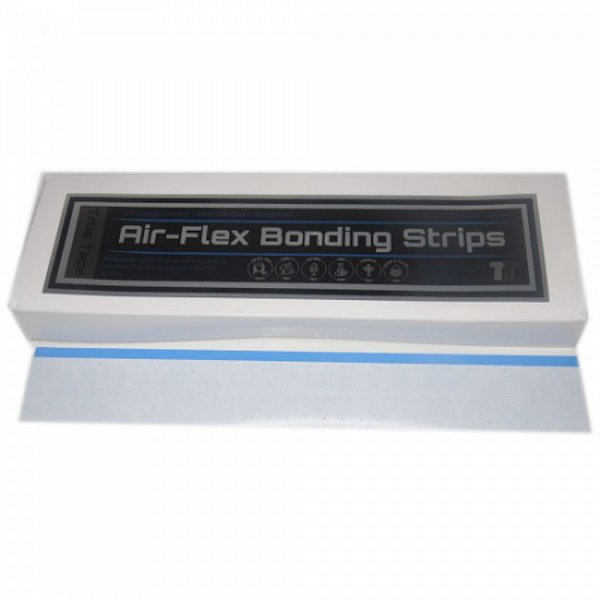 Fitas Adesivas Para Prótese Capilar Air Flex Bonding Azul 30 cm x 4.0 cm 100 Unidades