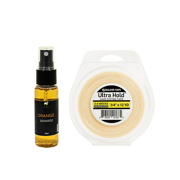Kit De Manutenção Removedor Orange 30 ml, Fita Adesiva Ultra Hold 12m x 1.9cm