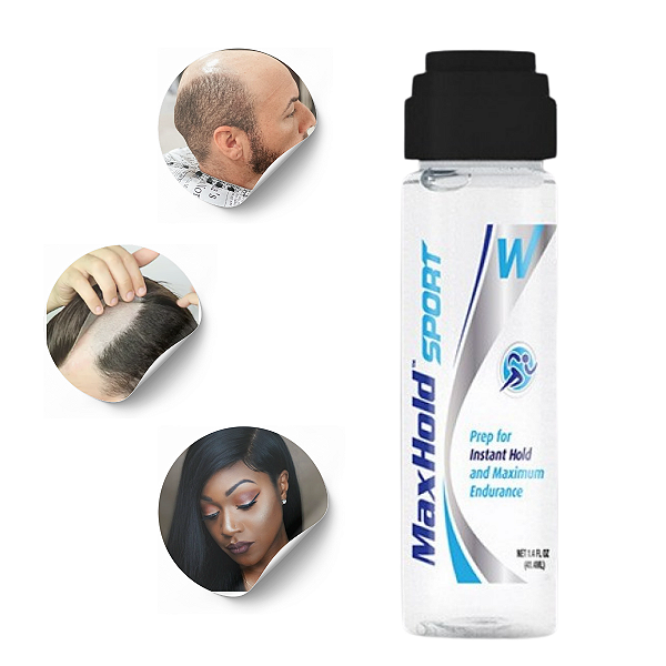 Max Hold Sport 41ml c/ Dosador Walker Tape Para Uso em Próteses Capilar , Perucas