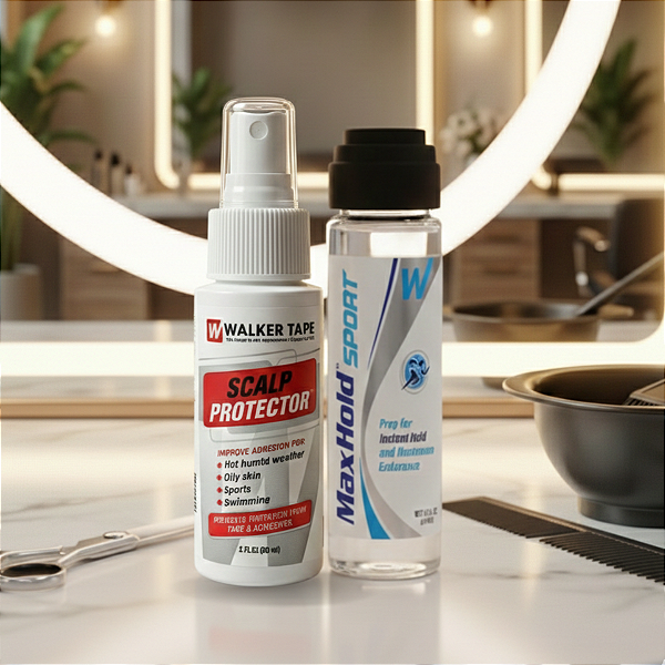 Kit Proteção & Fixação - Max Hold Sport 41ml +Scalp Protector Em Spray