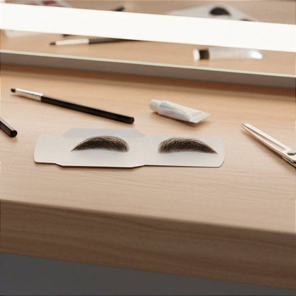 Prótese Masculina De Sobrancelha Super Natural Cor Castanho Médio