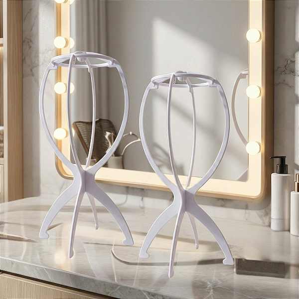 Kit Casadinha - Suporte De Plástico Para Perucas, Wigs e Próteses Capilares 2 Unidades