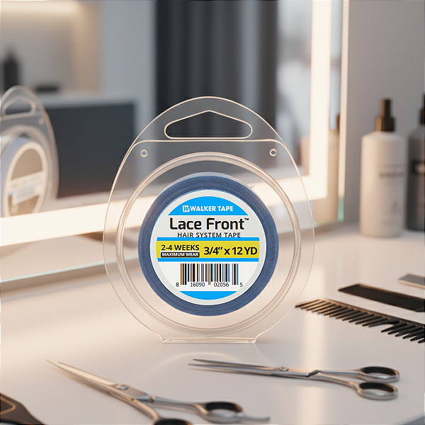 Fita Adesiva Azul Lace Front 12 Yards x 1,9 cm Para Prótese Capilar