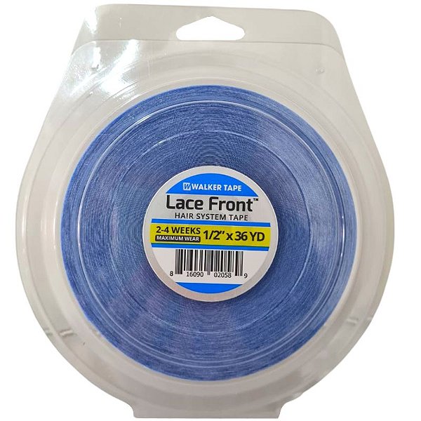 Fita Adesiva Azul Lace Front 36 Yards x 1,3 cm Para Prótese Capilar