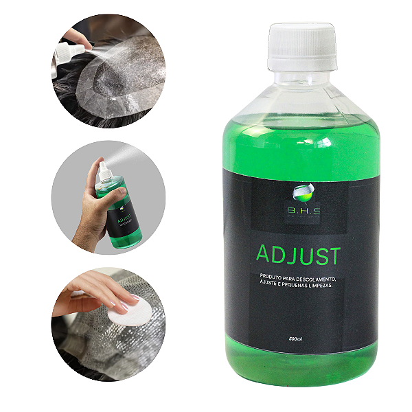 Removedor Adjust BHS 500ml Spray Para Prótese Capilar